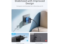 Anker Nano 70W Vegglader (sort) Mobilladere