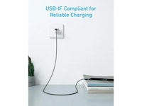 Anker 322 PowerLine USB-A til USB-C 0,9m kabel (sort) USB-kabler