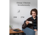 Anker 523 Nano 3 lader (hvit) Mobilladere
