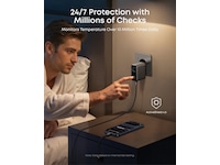 Anker 100W 3 porter vegglader (sort) Mobilladere