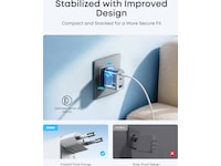Anker Nano 70W Vegglader (hvit) Mobilladere
