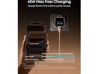Anker Nano 45W Smart Display Lader (orange) Mobilladere