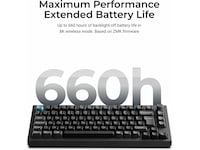 Keychron Q1 Ultra 75% 8K Red Trådløs Gamingtastatur Gamingtastatur