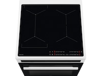 Electrolux 600 SteamBake induksjon 60 cm pyrolyse (hvit) Komfyr