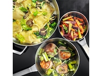 Electrolux 600 SteamBake induksjon 60 cm pyrolyse (stål) Komfyr