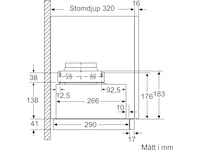 Siemens LI64LB531 iQ300 uttrekkbar kjøkkenvifte Veggmontert Kjøkkenvifte