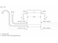 Siemens SN45ZS08CE iQ500 Underbygget oppvaskmaskin (Rustfritt stål) Underbygd oppvaskmaskin