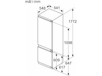 Siemens Serie 4 KIV87VFE0 Integrert kombiskap Kombiskap