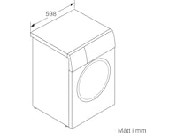 Bosch WAN2829SSN Serie 4 Vaskemaskin (hvit) Vaskemaskin