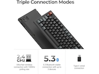 Keychron V6 Ultra 100% 8K Red Trådløst Gamingtastatur Gamingtastatur