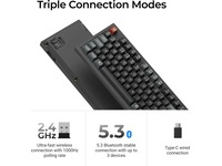 Keychron V6 Ultra 100% 8K Brown Trådløst Gamingtastatur Gamingtastatur