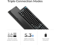 Keychron Q1 Ultra 100% 8K Red Trådløs Gamingtastatur Gamingtastatur