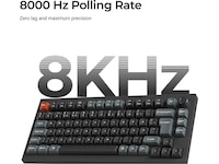 Keychron V1 Ultra 75% 8K Red Trådløst Gamingtastatur Gamingtastatur