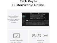 Keychron V3 Ultra 80% 8K Red Trådløst Gamingtastatur Gamingtastatur