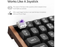 Keychron K4 HE Trådløst Gamingtastatur (sort) Gamingtastatur