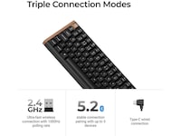 Keychron K4 HE Trådløst Gamingtastatur (sort) Gamingtastatur