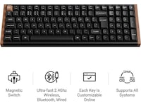 Keychron K4 HE SE Trådløst Gamingtastatur (hvit) Gamingtastatur