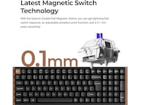 Keychron K4 HE SE Trådløst Gamingtastatur (hvit) Gamingtastatur
