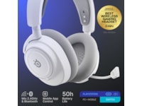 SteelSeries Arctis Nova 7P Gen 2 Trådløst Gamingheadset (hvit) -B-Grade Demo headset