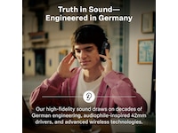 Sennheiser MOMENTUM 5 trådløse hodetelefoner, Over-Ear (denim) Hodetelefoner