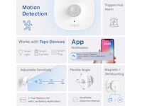 Tapo T100 V1.2 Smart bevegelsessensor 3-pack Sensorer