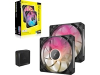 Corsair iCUE LINK RX140 RGB MAX Vifte 2pk (sort) -B-Grade Demo annet i datautstyr