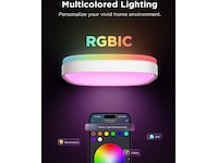 Govee 30cm RGBWW + RGBIC Smart firkantet taklampe Taklampe