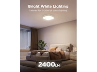 Govee 30cm RGBWW + RGBIC Smart firkantet taklampe Taklampe