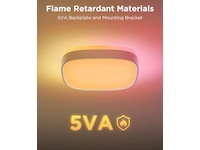 Govee 30cm RGBWW + RGBIC Smart firkantet taklampe Taklampe
