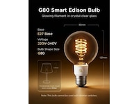 Govee E27 Smart Edison G80 Pære 500lm Lyspærer & LED-pærer