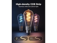 Govee Smart Edison Pære E27, RGBWW LED Lampe ST64 Lyspærer & LED-pærer