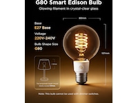 Govee Smart Edison Pærer 2-pack Lyspærer & LED-pærer