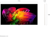 LG 77" OLED evo AI W6 4K Smart TV 2026 70 - 79 tommer TV
