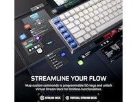 Corsair Vanguard Air 99 Trådløst Gamingtastatur (hvit) -B-Grade Demo tastatur