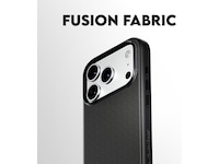 PanzerGlass CARE iPhone 17 Pro/18 Pro Fusion Fabric deksel (sort) Mobildeksel
