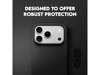 PanzerGlass CARE iPhone 17 Pro/18 Pro Fusion Fabric deksel (sort) Mobildeksel