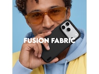 PanzerGlass CARE iPhone 17 Pro Max / 18 Pro Max Fusion Fabric deksel (sort) Mobildeksel