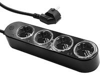 Shelly Power Strip Gen4 (sort) Smart strømstyring
