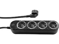 Shelly Power Strip Gen4 (sort) Smart strømstyring