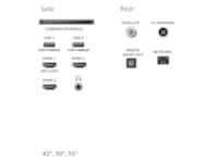 Philips 43" PUS8000/12 4K LED Smart Ambilight TV (2025) -B-Grade Demo TV/projektor