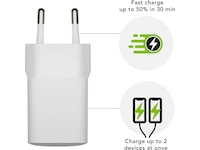 dbramante1928 re-charge Pro Vegglader Bulk (hvit) Mobilladere