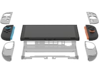 Deltaco Transparent PC-deksel for Nintendo Switch 2 (Smokey Grey) Tilbehør til spillkonsoller