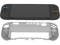 Deltaco Transparent PC-deksel for Nintendo Switch 2 (Smokey Grey) Tilbehør til spillkonsoller