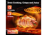 Cosori Dual Blaze TwinFry Ceramic 10 L Smart Airfryer Airfryer