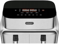 Cosori Iconic Dual 8,6L luftfriteuse i rustfritt stål Airfryer