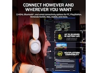 Corsair HS35 v3 Trådløst Headset (hvit) Gamingheadset