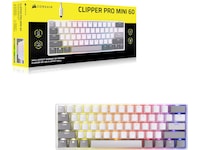 CORSAIR CLIPPER PRO MINI 60 (white) Gamingtastatur