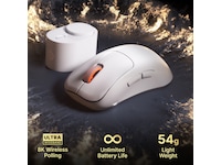 SteelSeries Rival Pro Wireless (hvit) Gamingmus