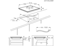Electrolux HOI650MF Induksjonstopp 60 cm Induksjonstopp