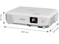 Epson EB-W53 3LCD projektor (hvit) -B-Grade Demo TV/projektor